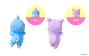 HIPPERS Monchhichi COLORS: Wink Series W4