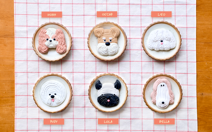 Pâtissticker Meringue Dogs Series A5