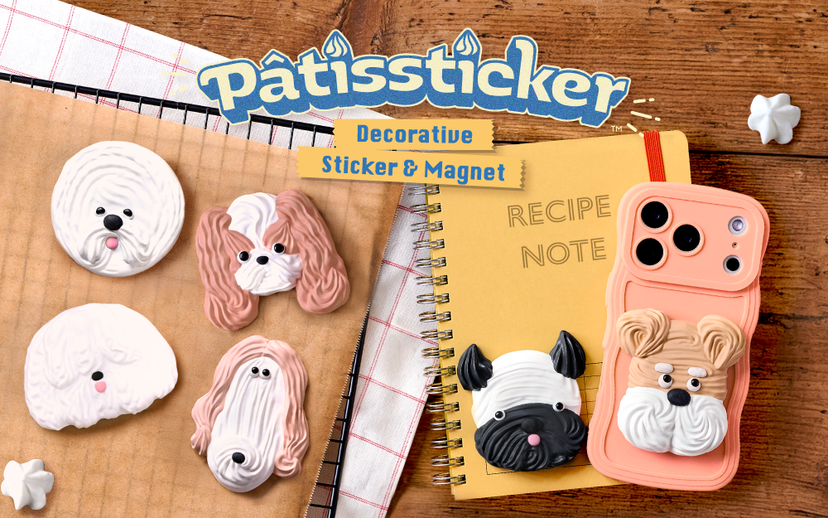 Pâtissticker Meringue Dogs Series A5